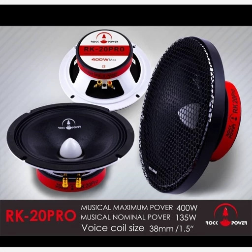 میدرنج8اینچ راک پاور مدلRK-20PRO